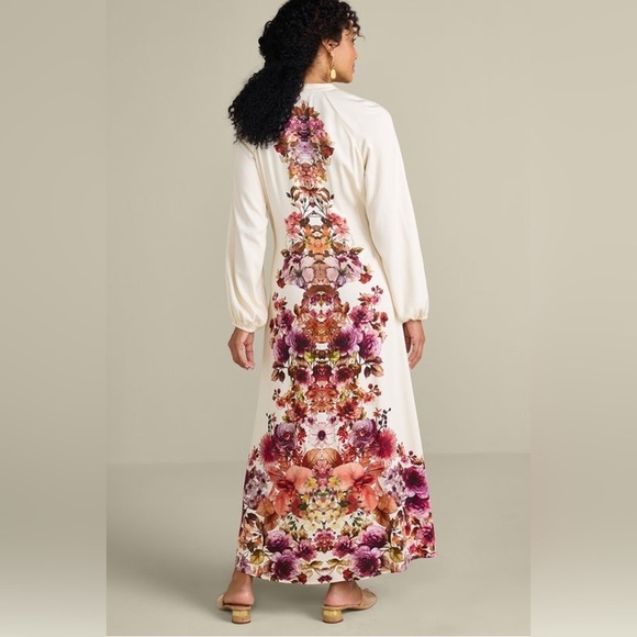 Soft Surroundings Paulette Shirtdress Sleeve Sundress Sz Medium NWT - Picture 3 of 14